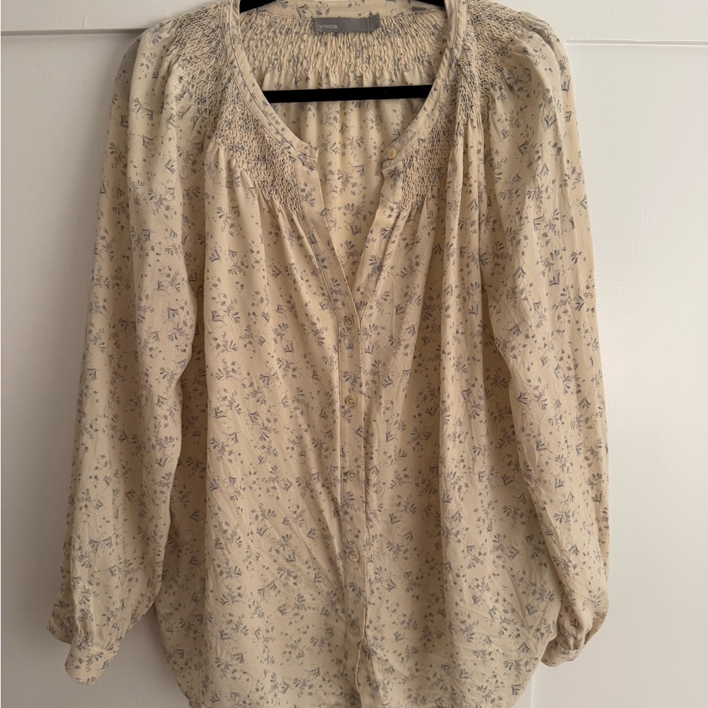 Vince Floral Blouse